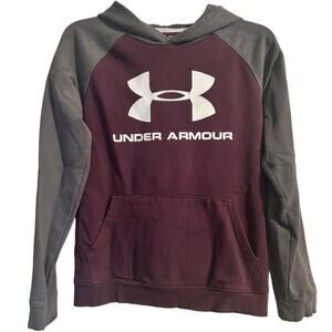 GUC Youth Purple/Grey Under Armour Hoodie Coldgear Size YXL
